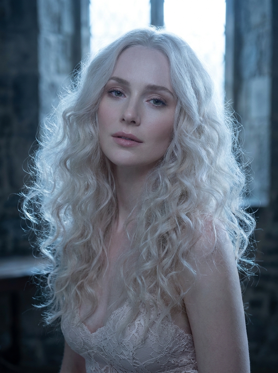 Ghostly Soft Curls als Halloween Frisuren für Frauen Inspiration 2026